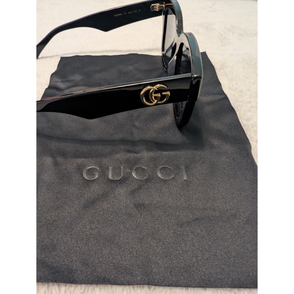 Gucci GG0998S Sunglasses Black Grey Lens – New – Retail $430